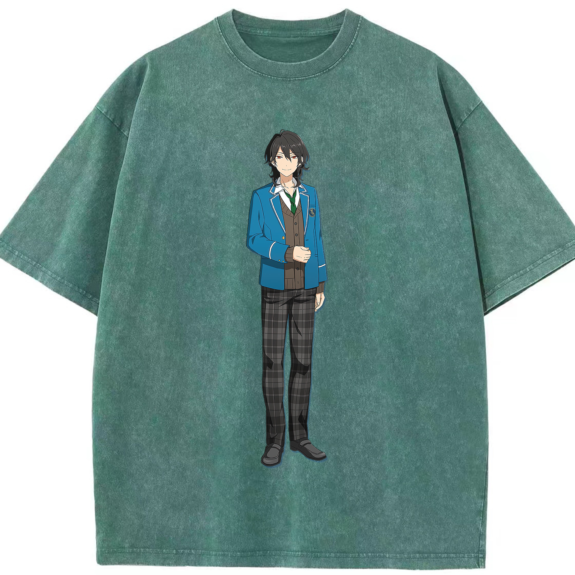 あんさんぶるスターズ! Ensemble Stars 綿100% ヴィンテージ風 半袖Tシャツ（フロントプリント）